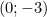 (0; -3)