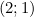 (2; 1)
