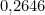 0{,}2646