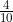 \frac{4}{10}