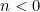 n < 0