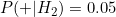P(+|H_2) = 0.05